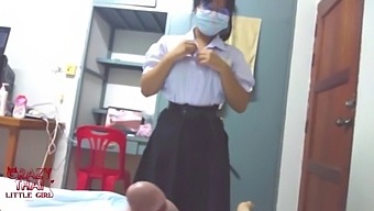 Young Thai Student And His Friend Engage In Sexual Activity