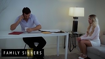 Khloe Kapri Struggles To Maintain Professionalism Around Her Step Uncle, Jay Smooth, As His Sexual Advances Make Her Extremely Aroused - Family Strokes