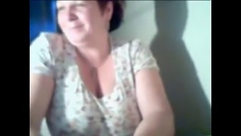 Older Woman Flaunts Her Breasts On Webcam-Part 2