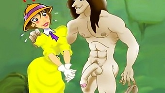 Tarzan And Jane'S Hardcore Sex In A Group With Other Teens