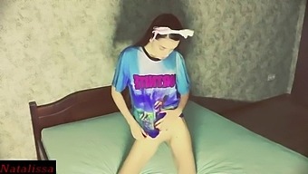 Natalissa, A Petite Gamer Girl, Experiences Intense Rough Sex In Various Positions
