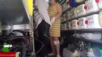 Amateur Hidden Camera Captures Office Sex With Fat Bottom