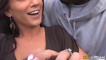 Blonde Beauty Enjoys Anal With A Black Stud