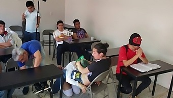 Exclusive Footage Of A Schoolgirl-Themed Porn Shoot With Mexican Amateurs