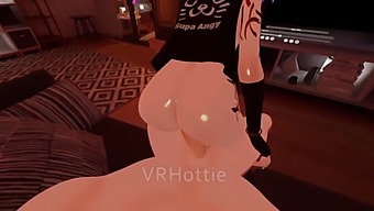 Experiência Imersiva De Vrchat Em Pov Com Dança De Pau E Colo