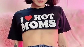 Fitness Enthusiast Shows Off Her Petite Body And Moistens In Gym