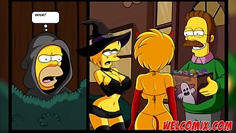 Simpsons Porn With Halloween Theme And Big Ass And Big Cock Scenes.