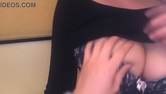 A Japanese Teen With Large Breasts Receives Breast Stimulation