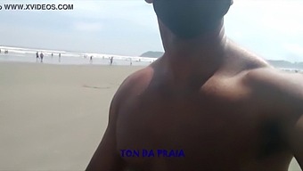 Ton Enjoys His Morning Stroll Along The Beach