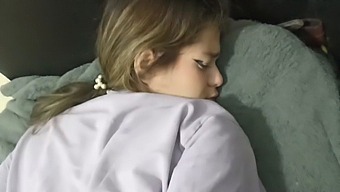 I Have Intense Anal Sex With My Attractive Petite Stepsister On The Furniture When Our Stepdads Are Away At The Party