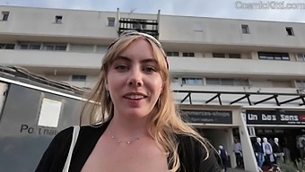 Solo Female’s Solo Pleasure In A Nudist City