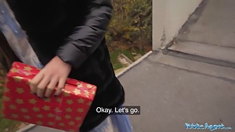 Public Toilet Affair With An Asian Beauty And A Well-Endowed Stranger.